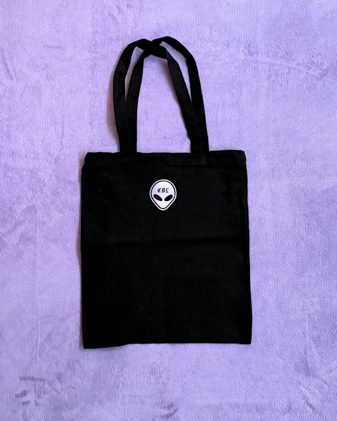 LLA TPFS Reflective Chrome Black Tote