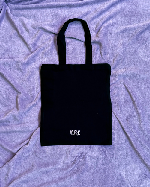 CBL Eye Catching Sparks Reflective Chrome Black Tote