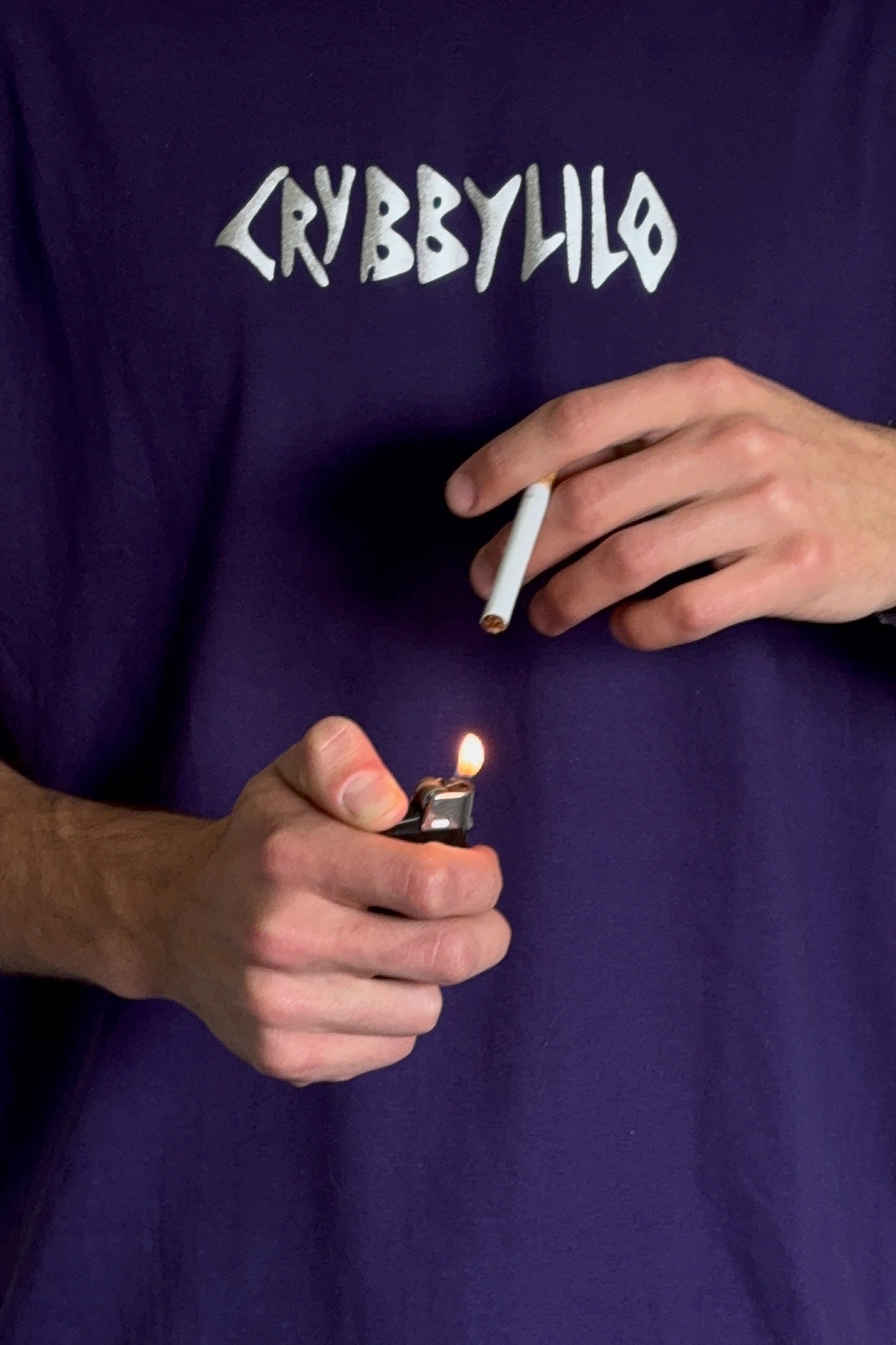 IFHTP Dark Purple Big Tee (Silver/Chrome)